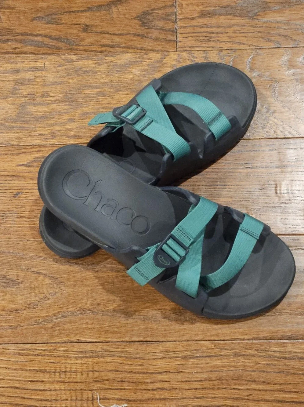 Chaco Chillos Slide Navy/ Green Men's Sandals Size 14